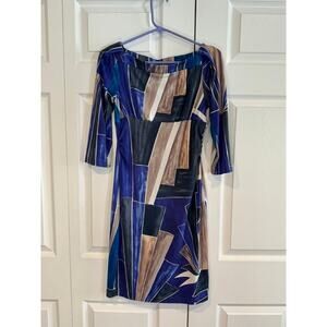Diane Von Fustenberg Purple Dress